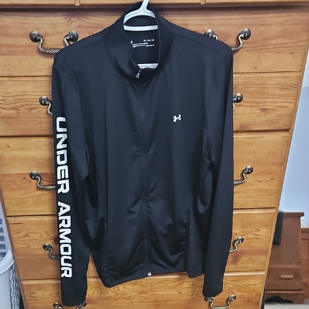 Under Armour Black Performance Jacket Lightweight Zip-Up